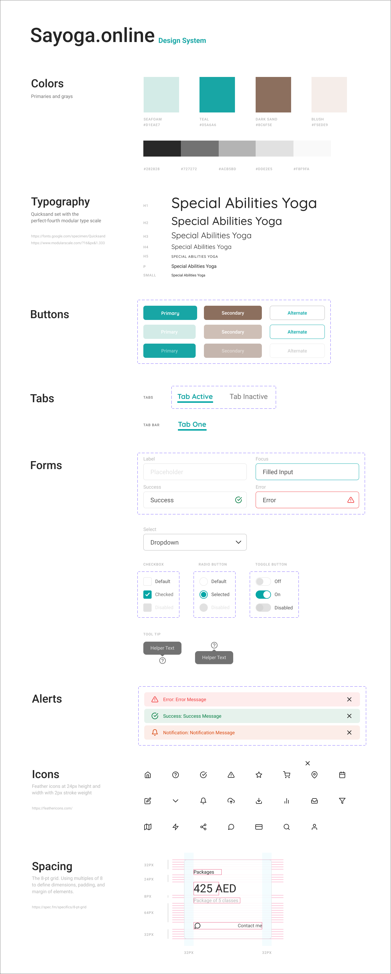 Sayoga UI design